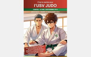 C'est la reprise pour l'USV Judo