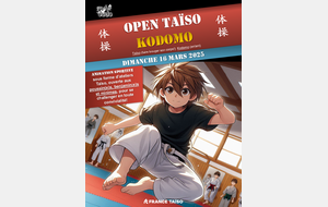 OPEN TAÏSO KODOMO dimanche 16 mars 2025