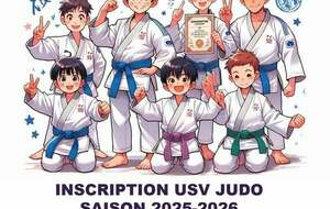 Inscriptions USV Judo saison 2025-2026