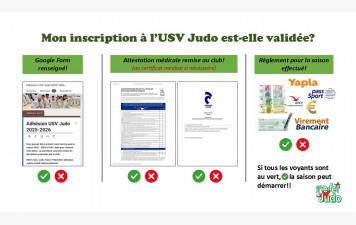 ❓ Mon inscription est-elle validée ?