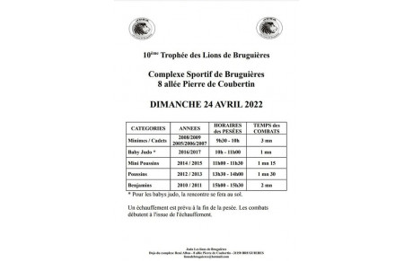 Compétition amicale Bruguières